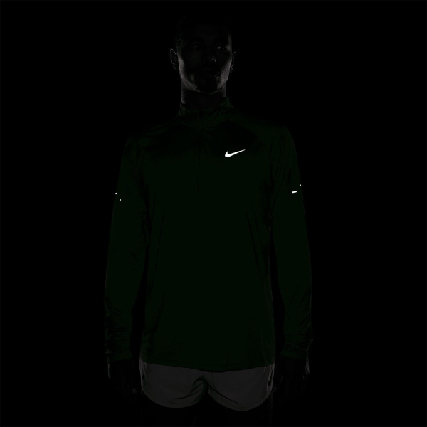 Nike Stride Shirt - Green Spark/Reflective Silver