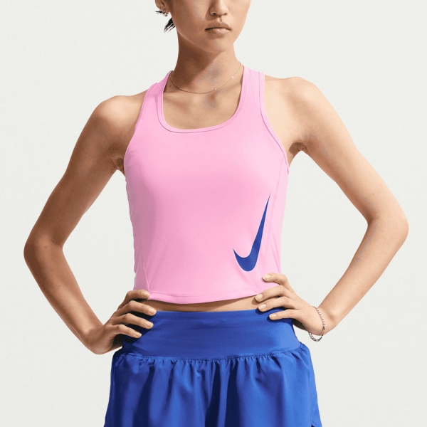 Women's Running Tank Nike Tempo Swoosh Top  Pink Rise/Reflective Silver/Old Royal IF5005621