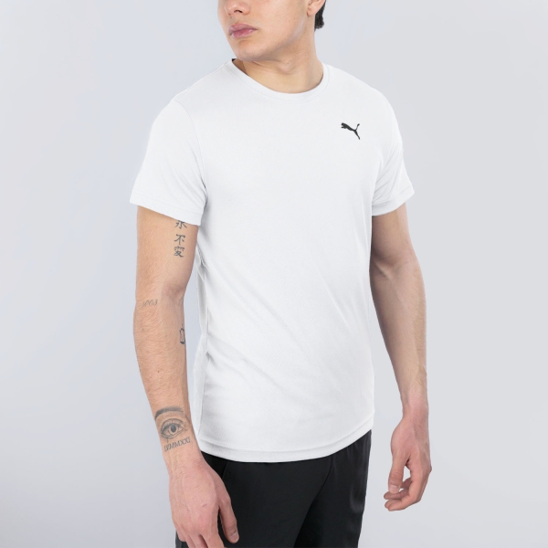 Men's Running T-Shirt Puma Greatness Graphic TShirt  White 52913352
