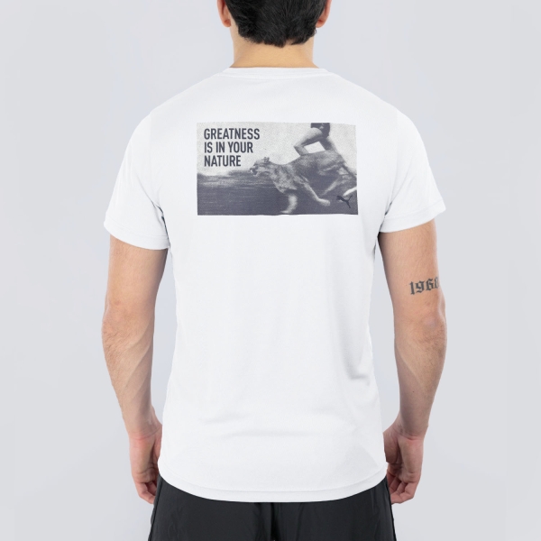 Puma Greatness Graphic Maglietta - White